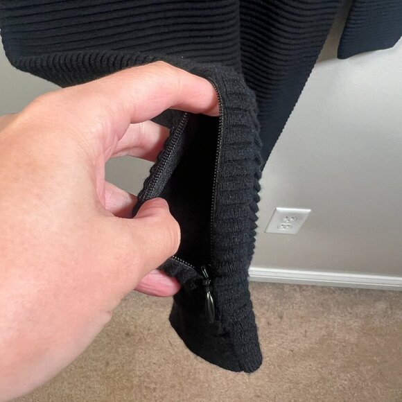 Krimson Klover Soothe Sweater Dress Size Small Black Comfy Travel Athleisure - Picture 8 of 11